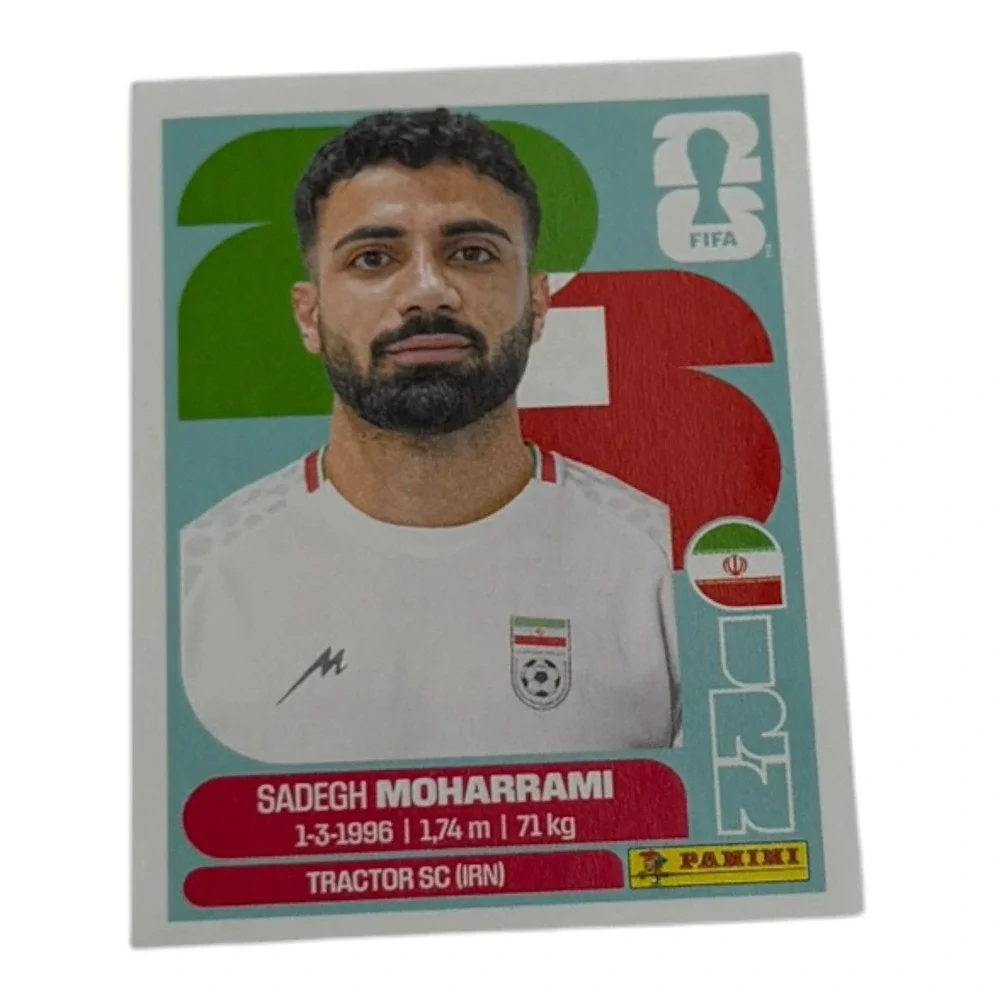 Panini FIFA World Cup 2026 Sadegh Moharrami Iran IRN 9 Trading Card Sticker
